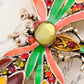 Design Colorful Enamel Dragonfly Red Green Insect Pin Brooch