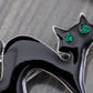 Emerald Green Halloween Black Panther Kitty Cat Kitten Brooch Pin