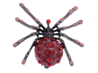 Stunning Blue Green Mosaic Spider Jewelry Pin Brooch - ALILANG.COM