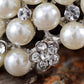 Pearl Flower Wedding Party Pin Brooch