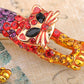Multicolored Colorful Meow Cat Kitty Brooch Pin