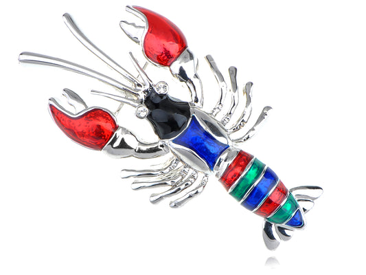 Rainbow Sea Lobster Baby Se Creature Able Jewellry Pin Brooch