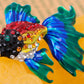 Multicolor Enamel Goldfish Tropical Fish Pin Brooch