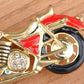 Red Black Harley Davidson Motorcycle Biker Brooch Pin