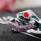 Unique Ruby Eyed Frog Prince Insect Animal Pin Brooch
