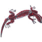 Gun Shine Ruby Lizard Gecko Animal Brooch Pin