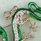 Green Fire Zodiac Dragon Brooch Pin