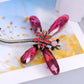 Craft Ruby Red Light Siam Jewel Dragonfly Tiny Brooch Pin Pendant
