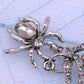 Pale Blue Spider Insect Brooch Pin