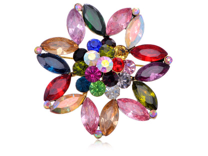 Seed Shaped Color Able Design Jewelry Brooch Pin