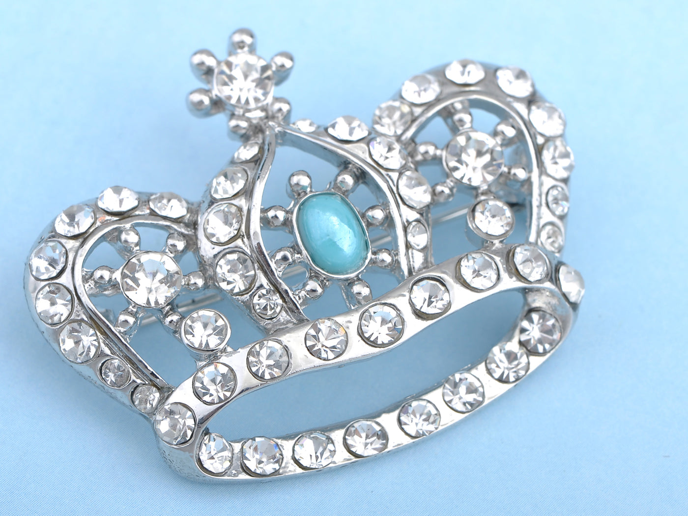 Vintage England Royal Prince Queen Crown Pin Brooch