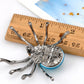 Gun Fat Beaded Body Tarantula Spider Pin Brooch