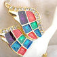 Hand Painted Color Enamel Flying Goose Duck Crane Pin Brooch