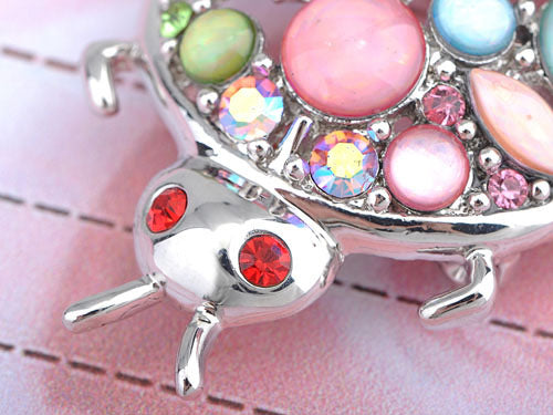 Multicolor Ladybug Insect Jewelry Brooch Pin