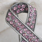 Silver Pink Breast Cancer Awareness Ribbon Brooch Pin