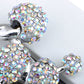 Iridescent Poodle Puppy Show Dog Brooch Pin