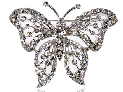 Colored Butterfly Brooch Pin
