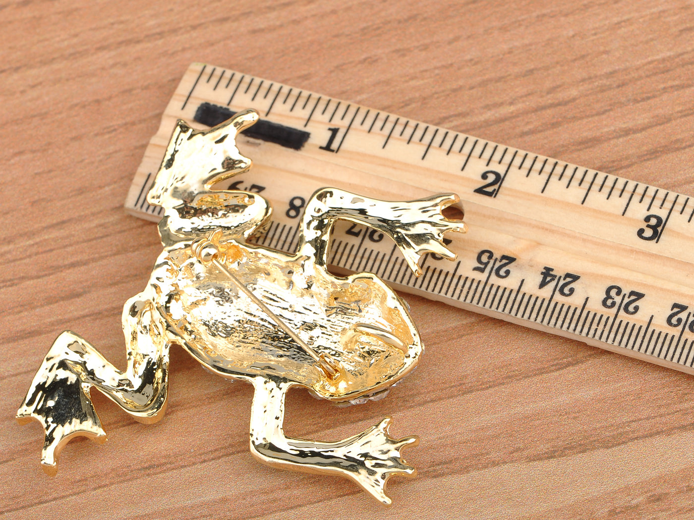 Adorable Frog Animal Jewelry Clothes Pin Brooch For Women