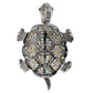 Iridescent Colored Turtle Tortoise Brooch Pin