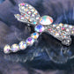 Iridescent Dragonfly Insect Wings Brooch Pin