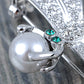 Elements Petite Dragonfly Pearl Pin Brooch
