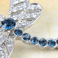 Elements Captivate Sapphire Blue Petite Dragonfly Pin Brooch