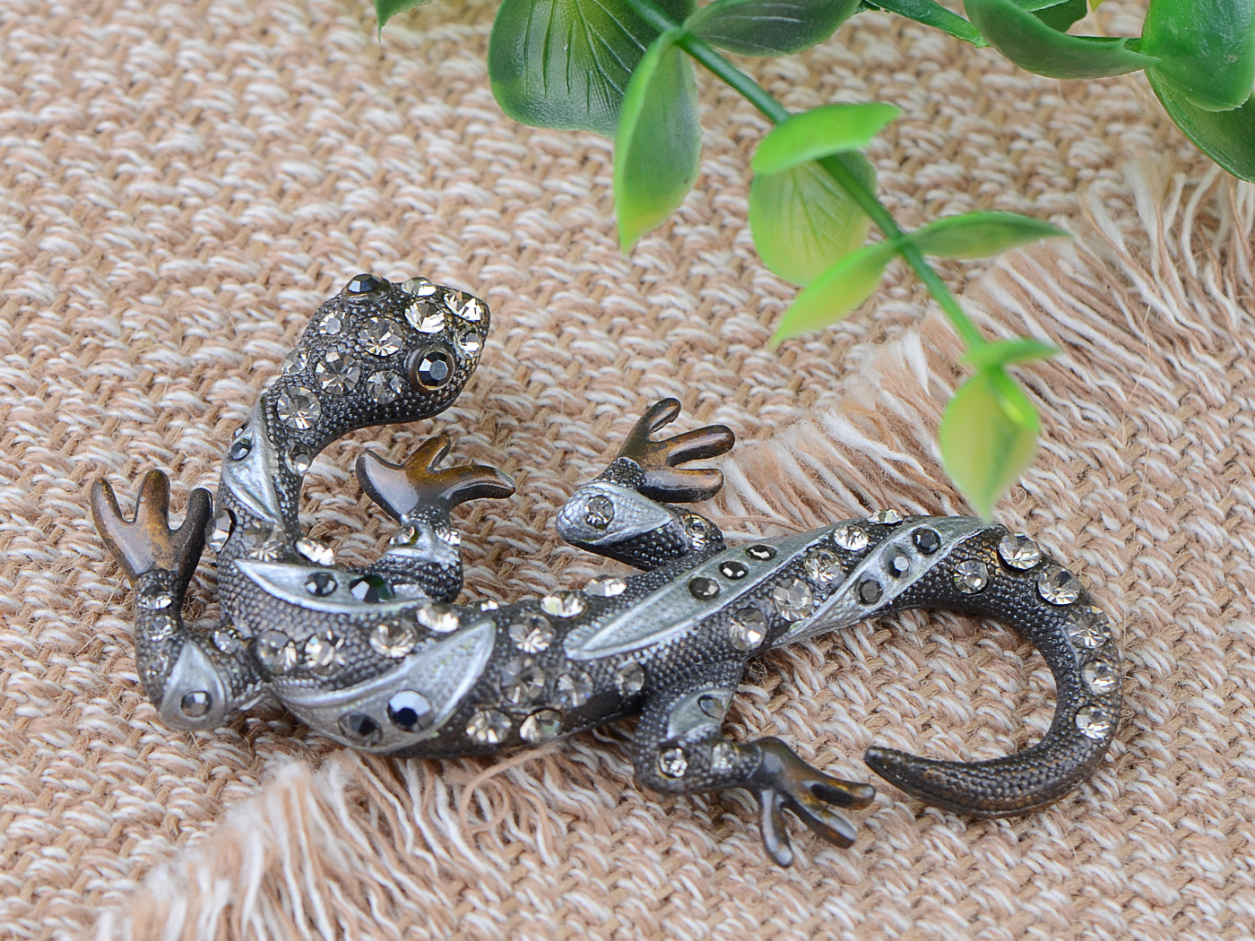 Animal Jewelry Lizard Gecko Pin Brooch