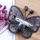 Embroidered Winged Monarch Butterfly Jewelry Brooch Pin