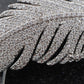 Silver Zirconia Cubic Copper Plated Wedding Leaf Pin Brooch