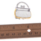Tiny Purse Clutch Rhinestone Crystal Pearl Charm Brooch Pin