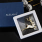 Alilang Crystal Rhinestone Pearl Natural Seashells Christmas Deer Animal Jewelry Pin Brooch Gifts For Women Teen Girls