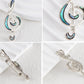 Alilang Silver Tone Abalone Shell Music Note Brooch Pin & Pendant Simple Accessories Gifts for Party Banquet New Year's