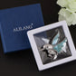 Alilang Silver Tone Abalone Shell Flying Peace Dove Hummingbird Bird Animal Brooch Pin & Pendant Scarf Collar Fashion Jewelry