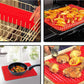 Red Pyramid Pan Nonstick Silicone Mat