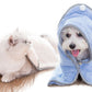 Multifunction Absorbent Puppy Bathrobe and Towel