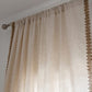 Dodolly Curtains for Bedroom 2 Panels Window Sheer 50% Room Darkening Semi Blackout Lightweight Soft Cloth Curtains for Living Room 55.12 x 94.49 Inches Long, Grommets Design