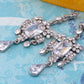 Antique Victorian Design Ice Dangle Chandelier Earrings