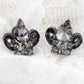 Fancy Royal Crown Princess Family Element Earrings