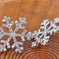 Festive Holiday Winter Snowflake Stud Earrings