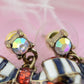 Multicoloured Bowtie Enamel Finish Delightful Candy Esque Earrings