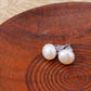 Off-White Faux Pearls Stud Earrings