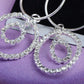 Double Hoop Geometric Hollow Round Circle Dangle Earrings Silver Earrings For Women Jewelry