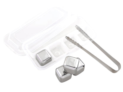Stainless Steel Reusable Ice Cubes | 4 Packing Options