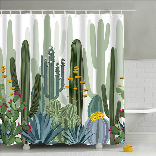 Rust-Resistant  Machine Washable Shower Curtain | With Hooks