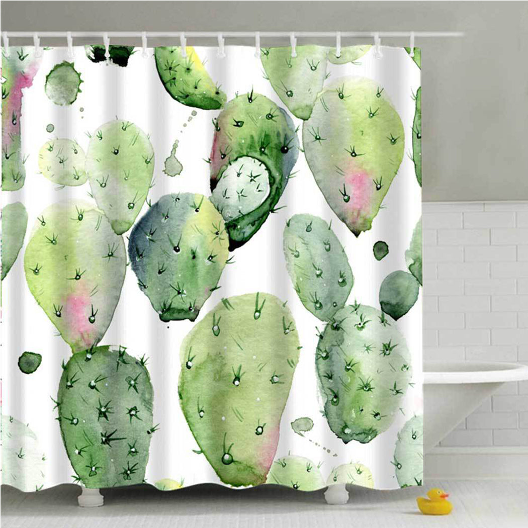 Rust-Resistant  Machine Washable Shower Curtain | With Hooks