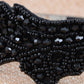 Black Beads Vintage Gatsby Flapper 1920S Headband Piece