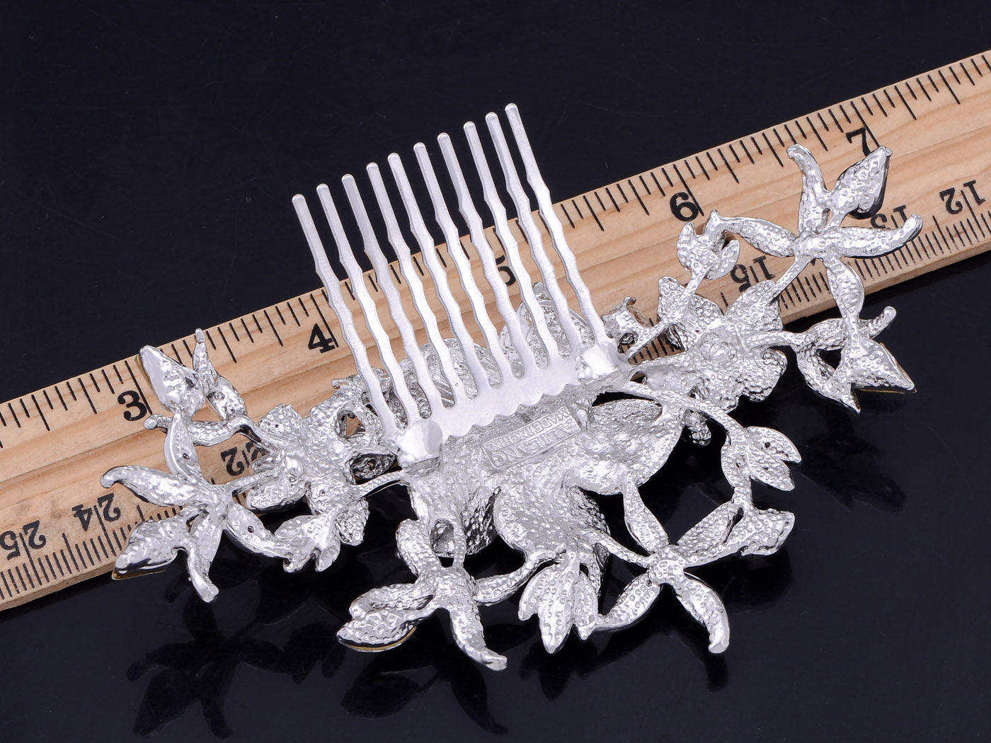 Flowers And Leaves Cluster Hair Comb