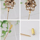 Long Hat Pin Black Retro Hollow Out Design Stick Pin Vintage Style Galvanized Alloy