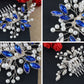 Alilang Flower Hair Comb for Women and Girls Wedding Bridal Crystal Hair Piece Hair Accessories