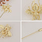 Alilang Women's Gold Tone Starfish, Honey Bee, Silver Star, and Insect Crystal Rhinestone Hatpins Jewelry Set Lapel Stick Pack of 1/3/4/6